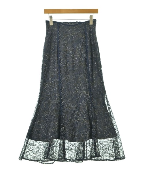 LILY BROWN(リリーブラウン)ロング・マキシ丈スカート 紺 サイズ:1(M位)/2200662223139