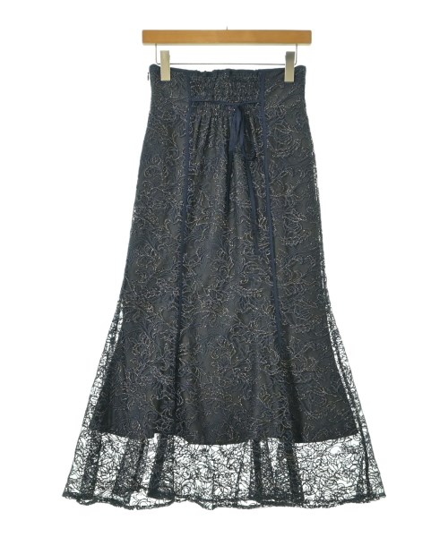 LILY BROWN（リリーブラウン）ロング・マキシ丈スカート 紺 サイズ:1(M位) レディース/2200662223139