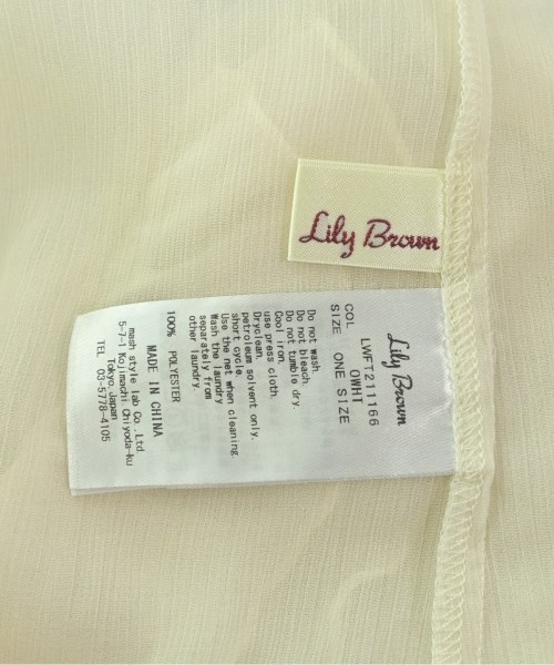 LILY BROWN（リリーブラウン）ブラウス 白 サイズ:ONE レディース/2200662223153