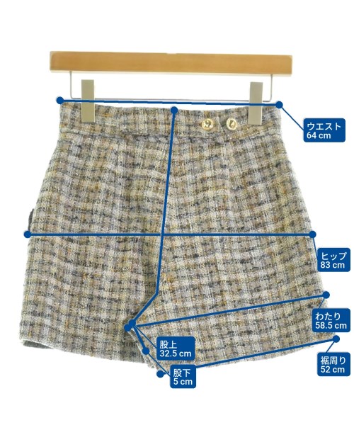 LILY BROWN（リリーブラウン）ショートパンツ 茶 サイズ:0(S位) レディース/2200663496051