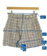 LILY BROWN（リリーブラウン）ショートパンツ 茶 サイズ:0(S位) レディース/2200663496051