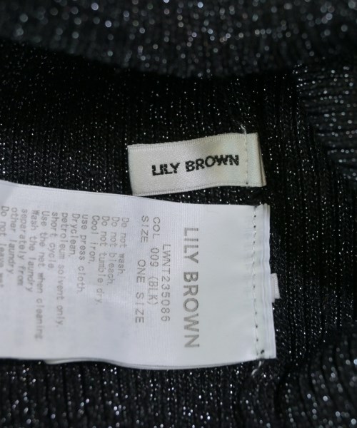 LILY BROWN（リリーブラウン）ニット・セーター 黒 サイズ:ONE レディース/2200663496082
