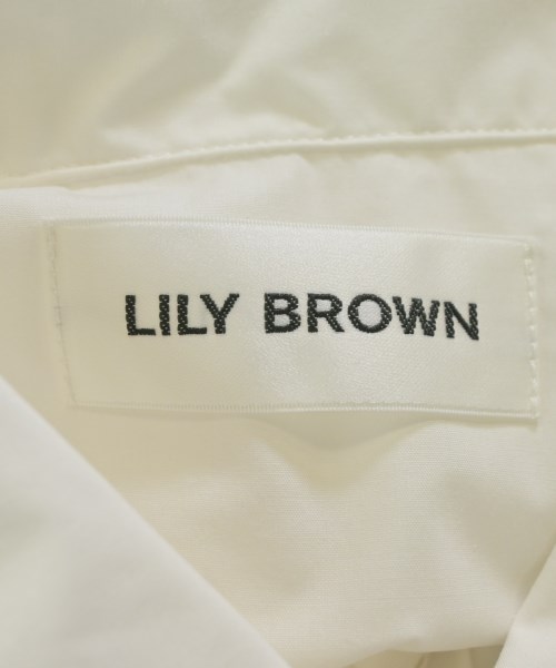 LILY BROWN（リリーブラウン）カジュアルシャツ 白 サイズ:F レディース/2200666428134