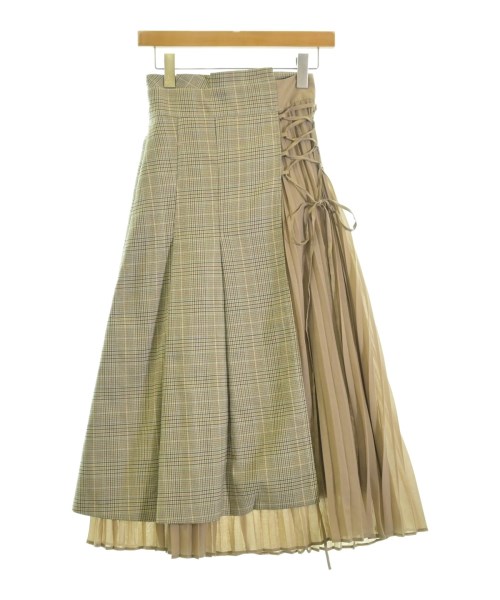 LILY BROWN(リリーブラウン)ロング・マキシ丈スカート ベージュ サイズ:F/2200663653010