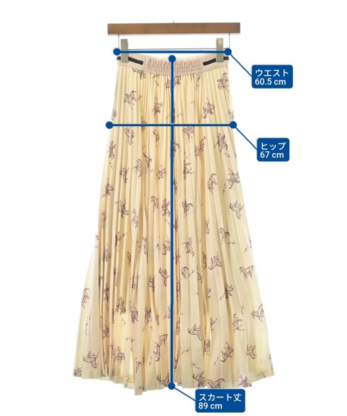 LILY BROWN（リリーブラウン）ロング・マキシ丈スカート ベージュ サイズ:ONE レディース/2200664179038