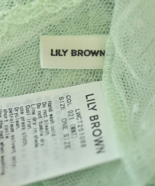 LILY BROWN（リリーブラウン）ブラウス 緑 サイズ:F レディース/2200664529178