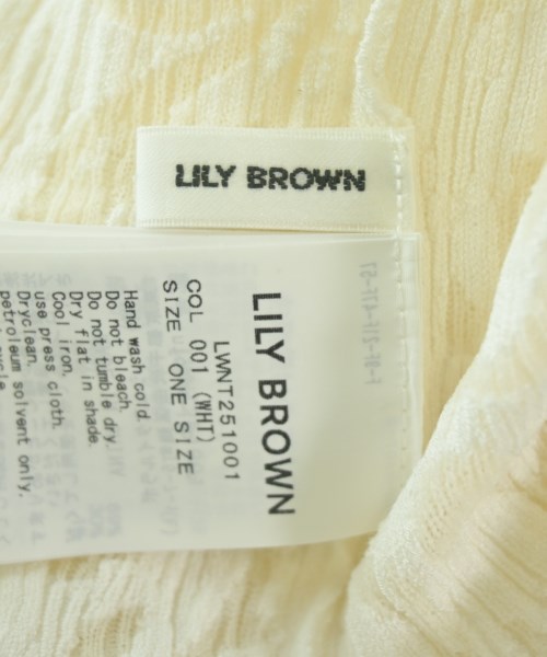 LILY BROWN（リリーブラウン）ブラウス 白 サイズ:ONE レディース/2200664529185