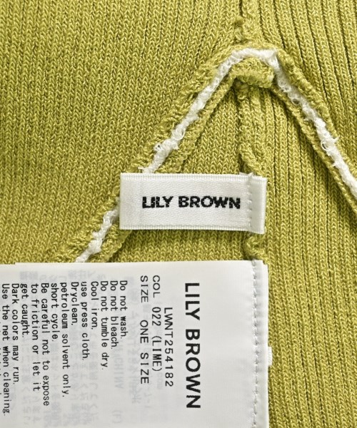 LILY BROWN（リリーブラウン）ベスト/ノースリーブ 緑 サイズ:ONE レディース/2200664529215