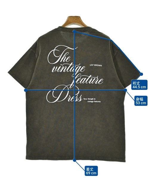 LILY BROWN（リリーブラウン）Tシャツ・カットソー 黒 サイズ:ONE レディース/2200664529246