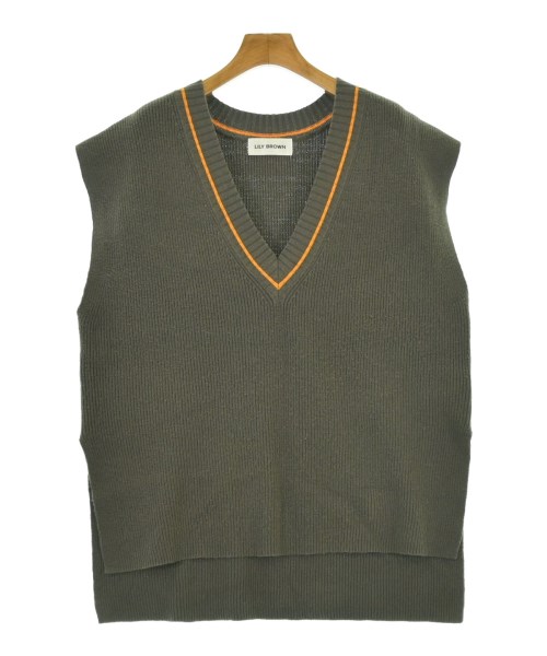 LILY BROWN(リリーブラウン)ベスト グレー サイズ:F/2200668808071