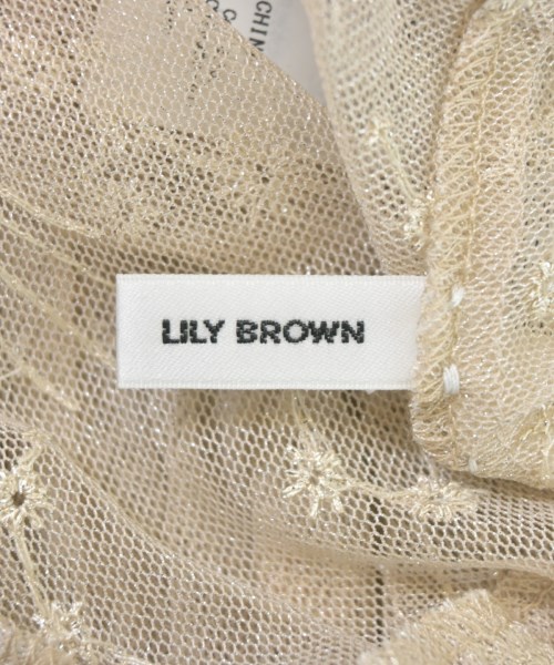 LILY BROWN（リリーブラウン）ワンピース ベージュ サイズ:F レディース/2200668647069