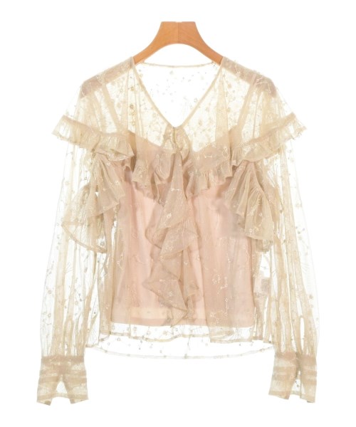 LILY BROWN(リリーブラウン)ブラウス ベージュ サイズ:F/2200668647076