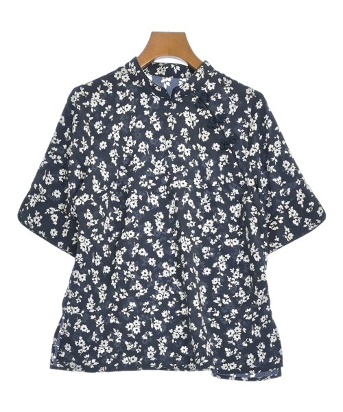 LILY BROWN(リリーブラウン)ブラウス 紺 サイズ:ONE/2200671757069