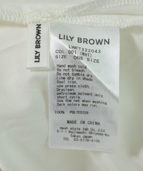 LILY BROWN（リリーブラウン）ブラウス 白 サイズ:F レディース/2200731148103