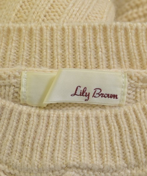 LILY BROWN（リリーブラウン）ニット・セーター ベージュ サイズ:F レディース/2200731148134