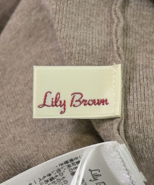 LILY BROWN（リリーブラウン）ニット・セーター ベージュ サイズ:F レディース/2200728593053