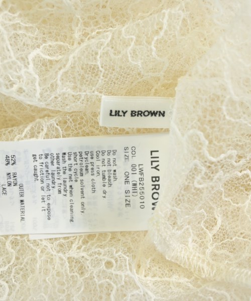LILY BROWN（リリーブラウン）ブラウス 白 サイズ:F レディース/2200721308043