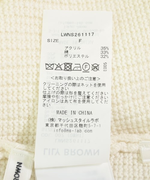 LILY BROWN（リリーブラウン）ミニスカート 白 サイズ:ONE レディース/2200717071081