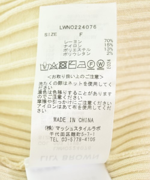 LILY BROWN（リリーブラウン）ワンピース 白 サイズ:ONE レディース/2200695190194