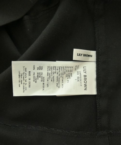 LILY BROWN（リリーブラウン）ショートパンツ 黒 サイズ:1(M位) レディース/2200720485035