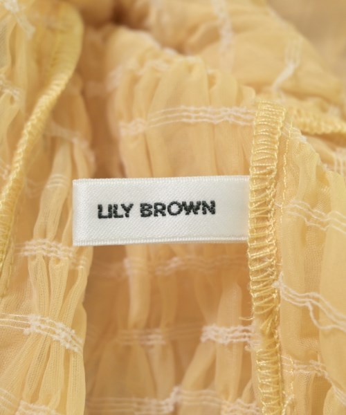 LILY BROWN（リリーブラウン）ブラウス 黄 サイズ:-(XS位) レディース/2200726286032