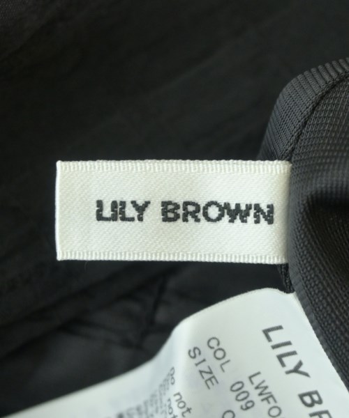 LILY BROWN（リリーブラウン）ワンピース 黒 サイズ:F レディース/2200728218031