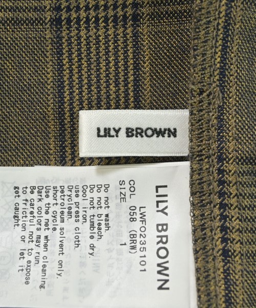LILY BROWN（リリーブラウン）ワンピース 茶 サイズ:1(M位) レディース/2200677595030