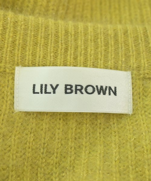 LILY BROWN（リリーブラウン）カーディガン 黄 サイズ:F レディース/2200677595085