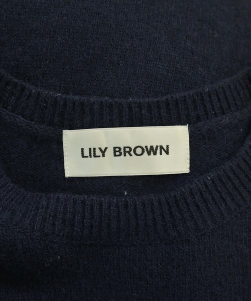 LILY BROWN（リリーブラウン）ニット・セーター 紺 サイズ:ONE レディース/2200690489057