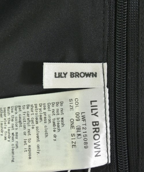 LILY BROWN（リリーブラウン）ブラウス 黒 サイズ:F レディース/2200681948051