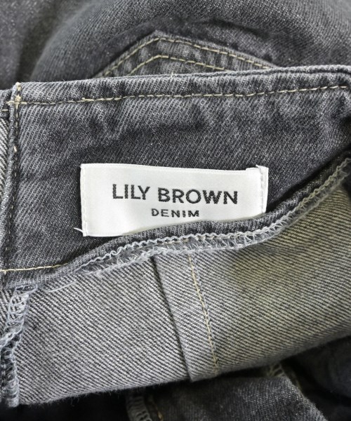 LILY BROWN（リリーブラウン）デニムパンツ 黒 サイズ:0(S位) レディース/2200691516042