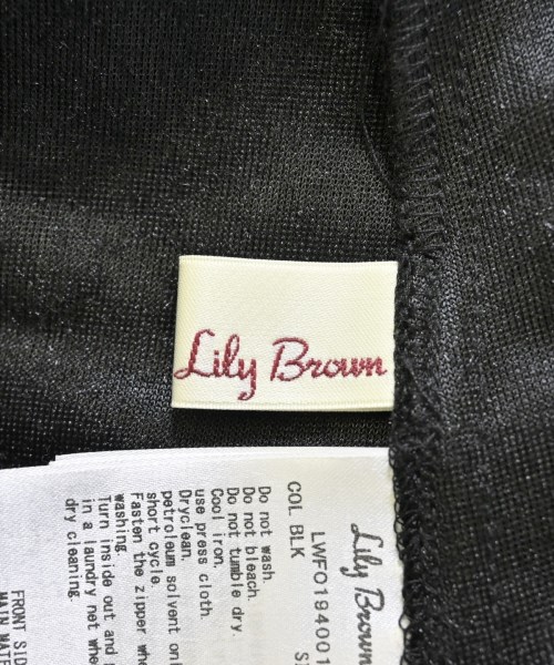 LILY BROWN（リリーブラウン）ワンピース 黒 サイズ:1(M位) レディース/2200692142080