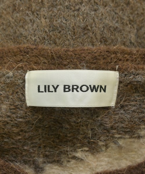 LILY BROWN（リリーブラウン）ニット・セーター 茶 サイズ:F レディース/2200692197035