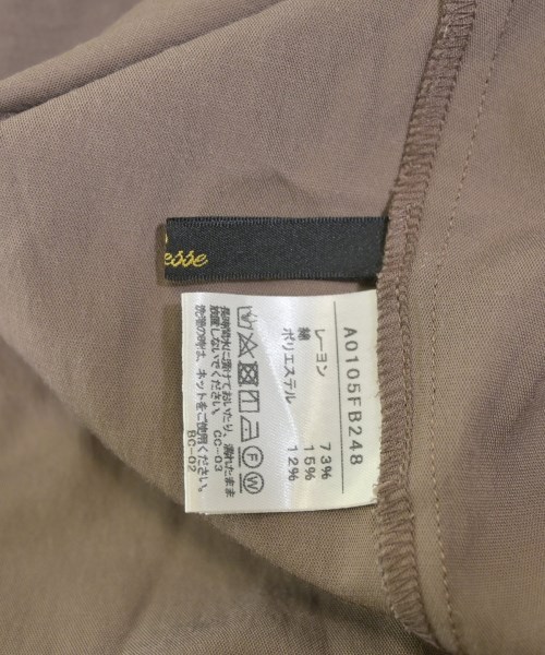 Liesse（リエス）カジュアルシャツ 茶 サイズ:F レディース/2200629317185