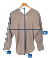 Liesse（リエス）カジュアルシャツ 茶 サイズ:F レディース/2200629317185