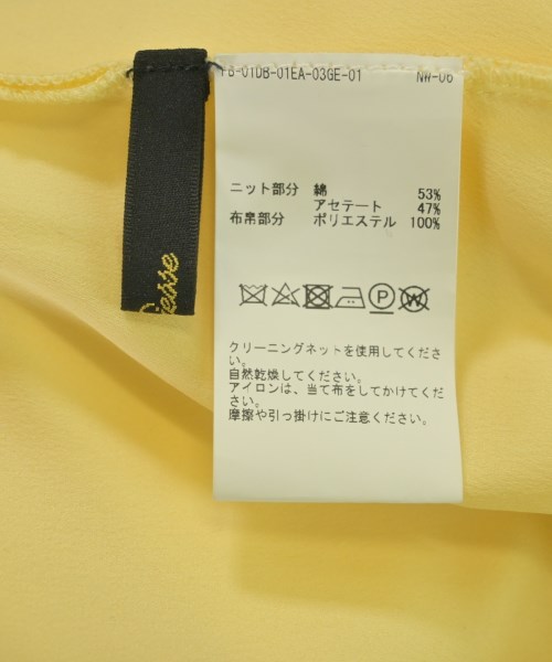 Liesse（リエス）カジュアルシャツ 黄 サイズ:F レディース/2200629317192