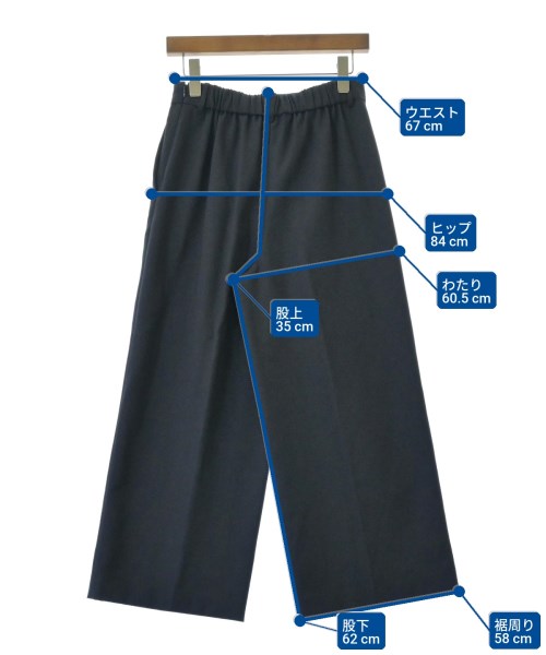 Liesse（リエス）スラックス 紺 サイズ:3(L位) レディース/2200637701020