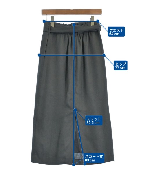 Liesse（リエス）ロング・マキシ丈スカート グレー サイズ:3(L位) レディース/2200629179042