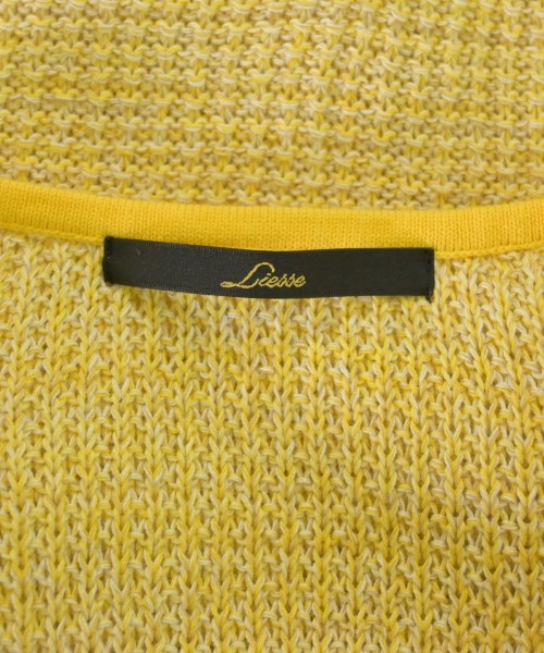 Liesse（リエス）カーディガン 黄 サイズ:F レディース/2200612801011