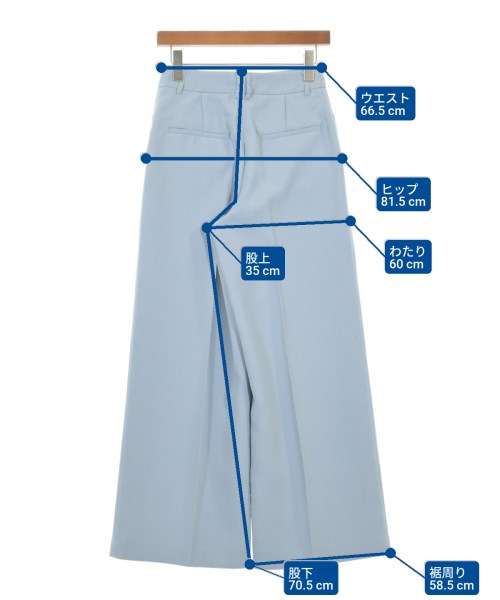 Liesse（リエス）スラックス 青 サイズ:2(M位) レディース/2200628975133
