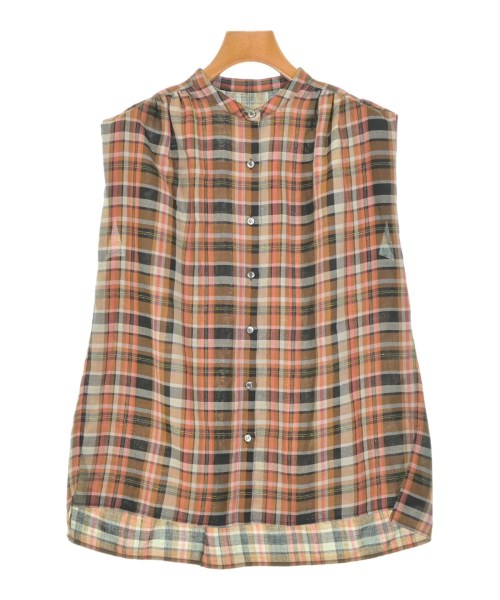 Liesse(リエス)カジュアルシャツ 茶 サイズ:F/2200670543069