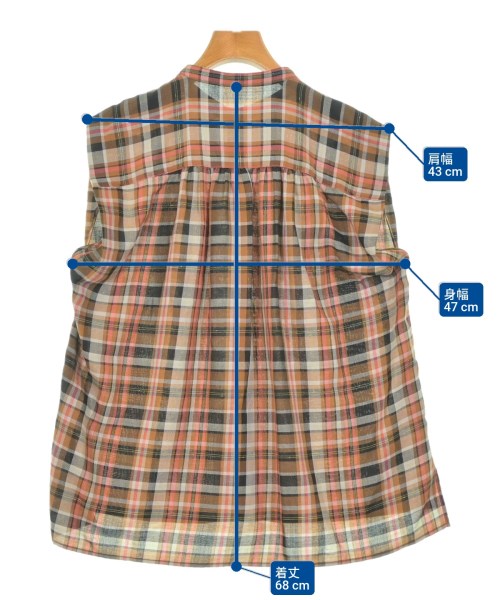 Liesse（リエス）カジュアルシャツ 茶 サイズ:F レディース/2200670543069