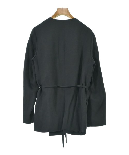 Liesse（リエス）ノーカラージャケット 黒 サイズ:4(XL位) レディース/2200672705113