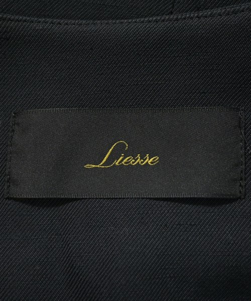 Liesse（リエス）ノーカラージャケット 黒 サイズ:4(XL位) レディース/2200672705113