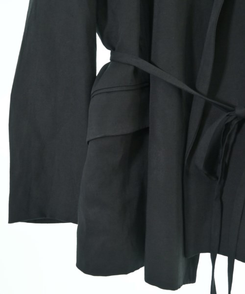 Liesse（リエス）ノーカラージャケット 黒 サイズ:4(XL位) レディース/2200672705113