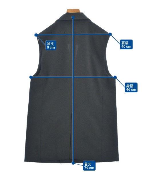 Liesse（リエス）ベスト 黒 サイズ:F レディース/2200646206028