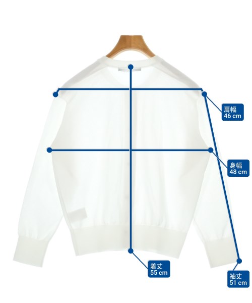 Liesse（リエス）カーディガン 白 サイズ:-(M位) レディース/2200634583100