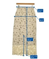 Liesse（リエス）ロング・マキシ丈スカート ベージュ サイズ:3(L位) レディース/2200647930038