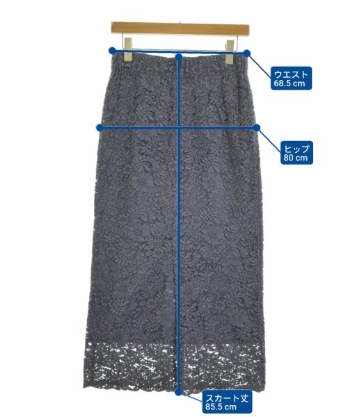 Liesse（リエス）ロング・マキシ丈スカート グレー サイズ:3(L位) レディース/2200660340074