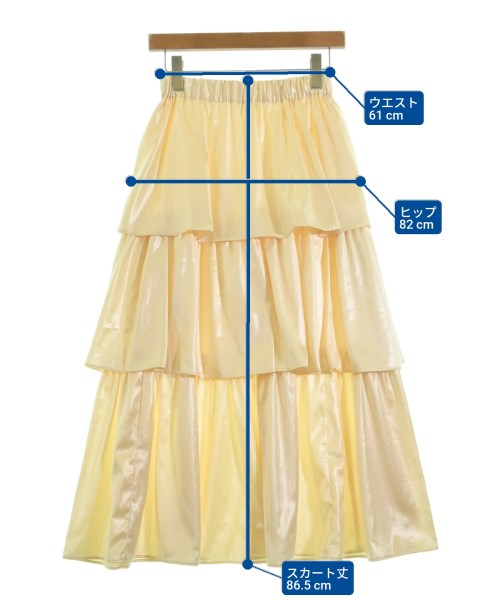 I am I（アイアムアイ）ロング・マキシ丈スカート ベージュ サイズ:F レディース/2200601965939